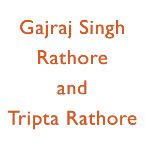 Gajraj Singh Rathore and Tripta Rathore